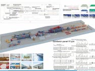 Maszyna do produkcji płyt warstwowych ze styropianem i wełną mineralną.