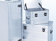 Skrzynie aluminiowe, pojemniki z aluminium, cases, skrzynki, walizki