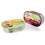 New ice cream packaging with glossy IML label