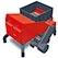 Plastics shredder with modular pressing system