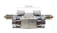 Compact technology for low-height hot runner stack molds