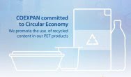 Coexpan is committed to increasing the recycled content of its PET products to 70% by 2025.