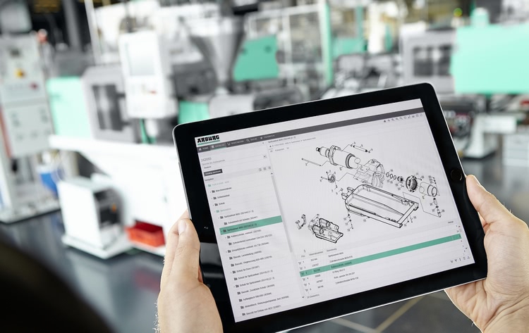 Arburg ipad shop app