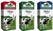 Opakowanie do mleka z nowym zamknięciem