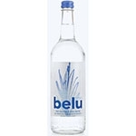 Butelka PET w połowie z recyklingu